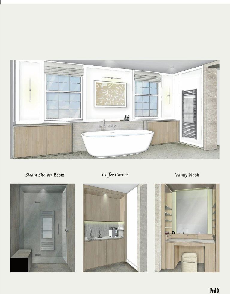 ensuite — elevations
